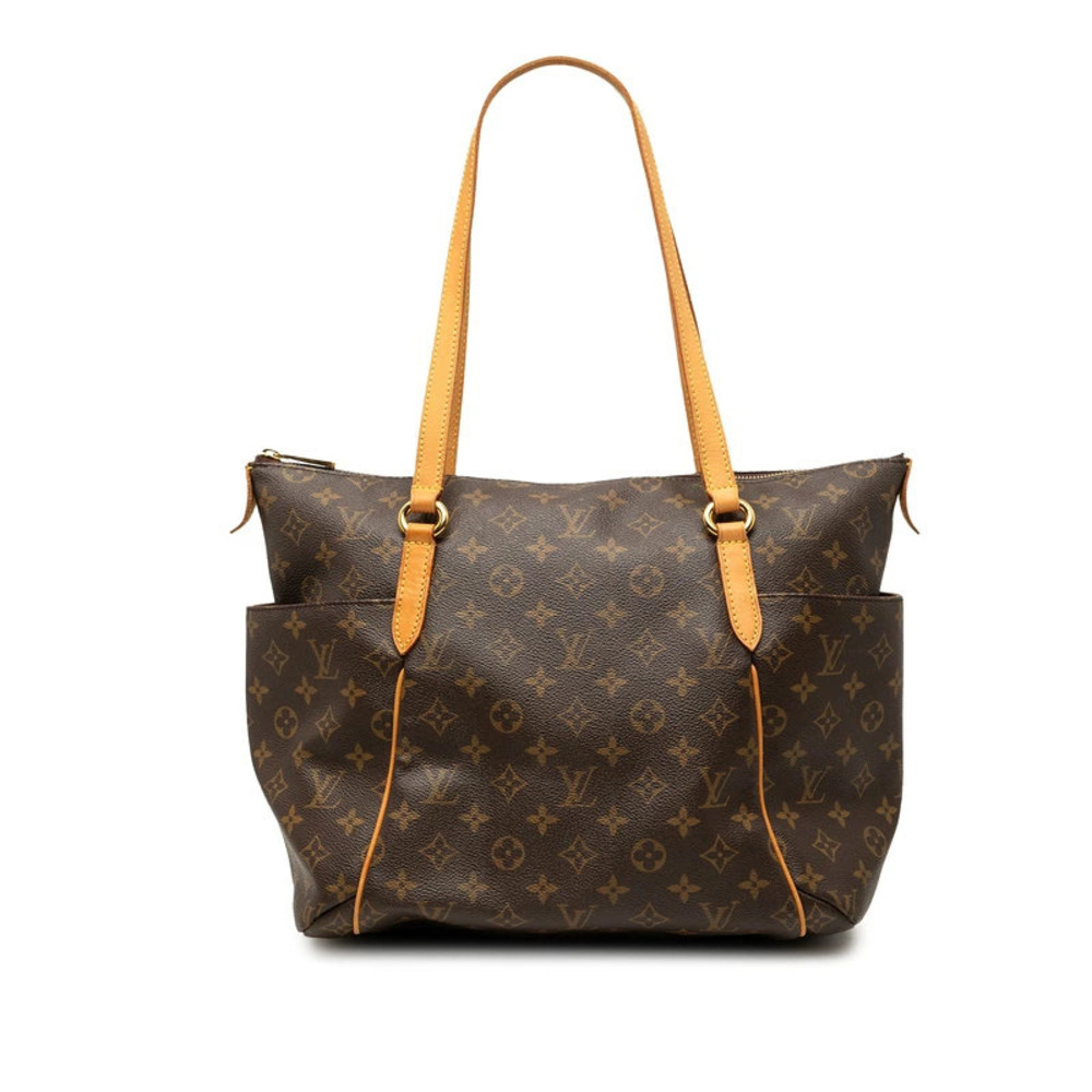 Louis Vuitton Monogram Totally Tote Bag Shoulder Brown Leather